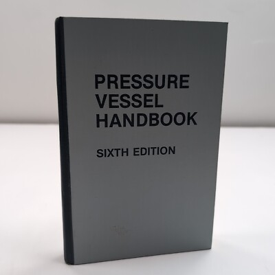 #ad #ad Pressure Vessel Handbook Sixth Edition Hardcover $29.99