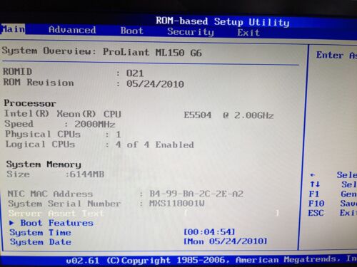 HP PROLIANT ML150 G6 TOWER SERVER XEON E5504 2.00GHz 6GB RAM 1TB HDD DVD drive - Picture 7 of 12