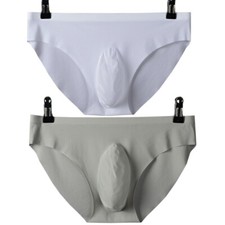 3pcs Cool Light Thong Underpants Lingerie See Through Ultra-thin Underwear