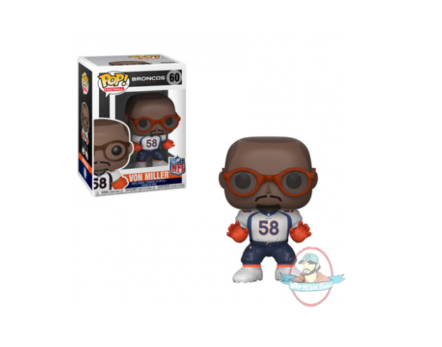 Funko NFL Pop Vinyl Figure Von Miller Denver Broncos 60 in Stock for sale online | eBay