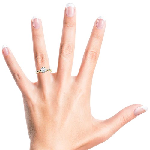 1.35 CT IGI GIA Round Cut Lab Grown Diamond Engagement Ring 950 Platinum Ring - Picture 7 of 12