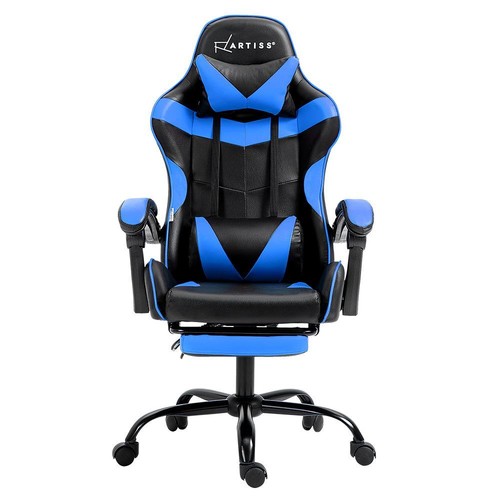 Office Gaming Chair Computer Executive Seat With Foam Padded Armrests High Back - Picture 4 of 8