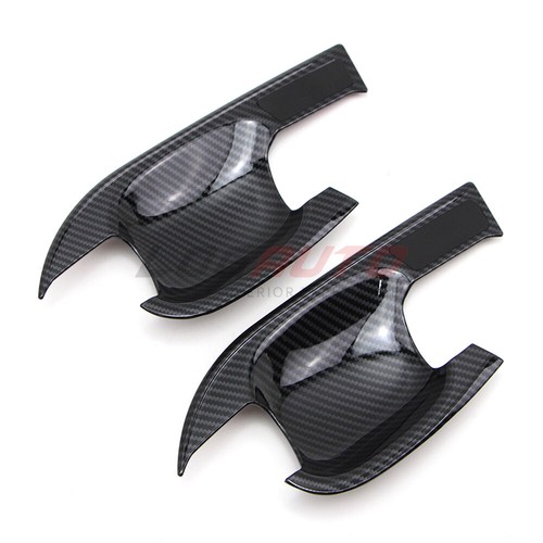 For Audi SQ5 Q5 FY 18-22 Door Handle Bowl Cover Stickers Trim Carbon Fiber Look - Picture 7 of 8