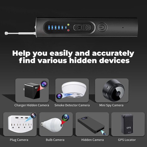 Anti-Spy Signal Detector Hidden Camera GSM Audio Bug Finder Scanner Tracker lot - Picture 14 of 18