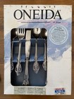 Vintage ONEIDA COMPLETE 8 Serving Set 50 Piece Flatware Elite Stainless 1990