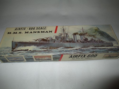 AIRFIX RED STRIPE  1:600  HMS MANXMAN - Picture 1 of 2