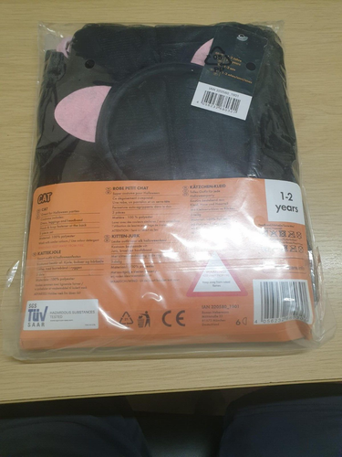 Kids Halloween CAT Costume 3 Piece Set 1-2 Years JUST £6.49 FREEPOST - Picture 9 of 12