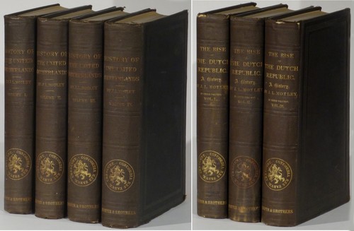Dutch Republic/United Netherlands 7 volume history John Motley 1870-71 editions - Picture 1 of 5