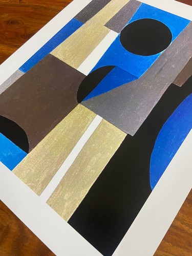 Abstract Print, Geometrical Art Print Poster, Mid Century Art, Modern Wall Art - Picture 9 of 13