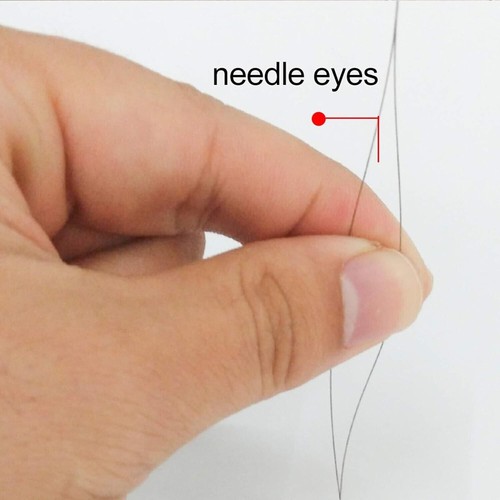 18pc Big Eye Beading Needles Easy to Thread Tool for Bracelet Jewelry Making DIY - Picture 3 of 7