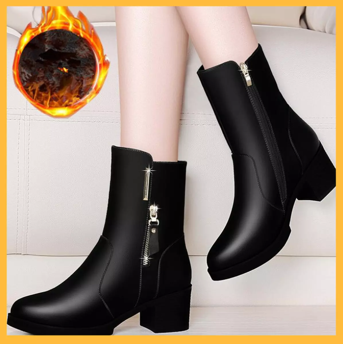 para castigar Y mitología Botas De Mujer Zapatos Botines De Moda Nuevo Zapato Para Mujeres Elegante  MejoR | eBay