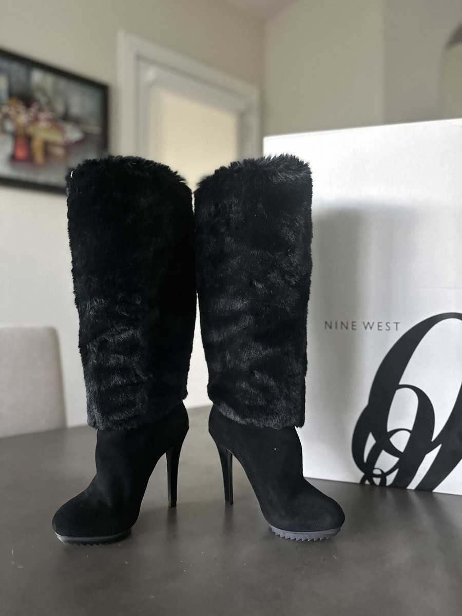 Nine west store fur boots