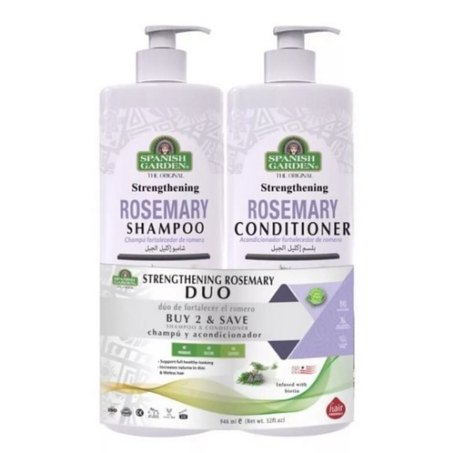 SPANISH GARDEN ROSEMARY STRENGTHENING Shampoo & Conditioner Set - Picture 3 of 3