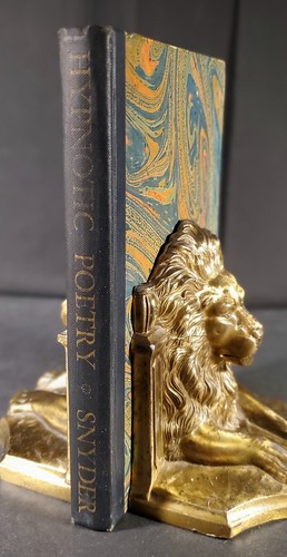 Edward D. Snyder HYPNOTIC POETRY Pennsylvania Press Hypnosis 1st Ed. 1930 RARE!