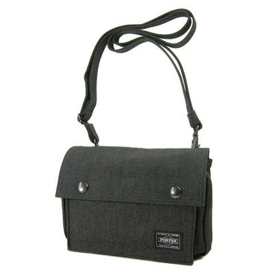 New PORTER SMOKY SHOULDER BAG 592-06583 Black From JP