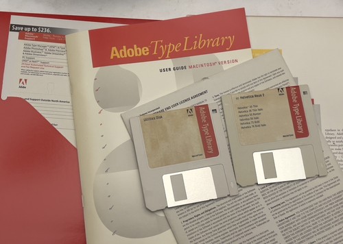 Adobe Type Library Macintosh Diskette Helvetica 2 Type 1 Postscript - Picture 4 of 4