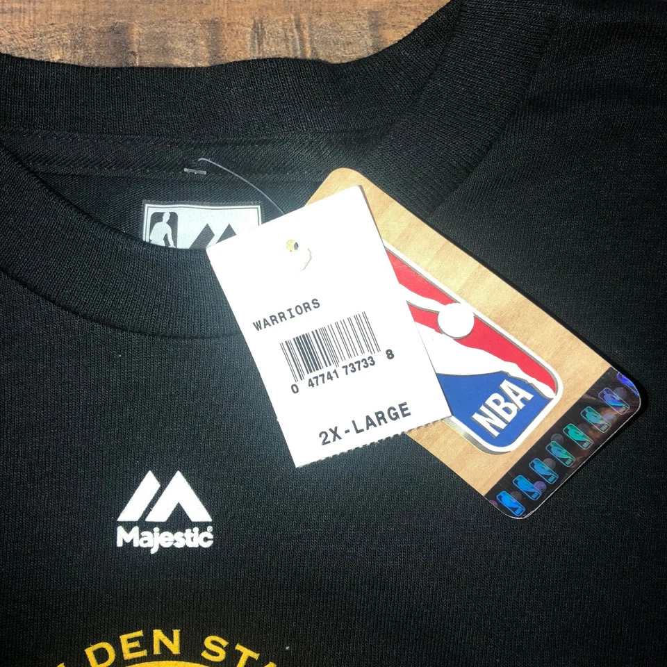 Majestic Golden State Warriors сила в цифрах финал 2016 мужской 2XL новый с Ярлыками - Изображение 3 из 4