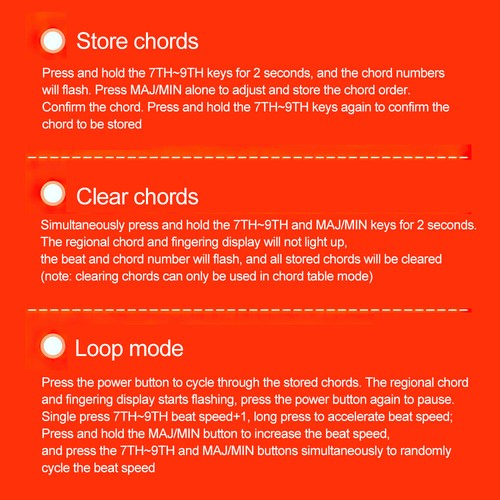 Portable Chord Trainer Ultimate Digital Pocket Guitar Trainer Chords Practice UK - Picture 22 of 22