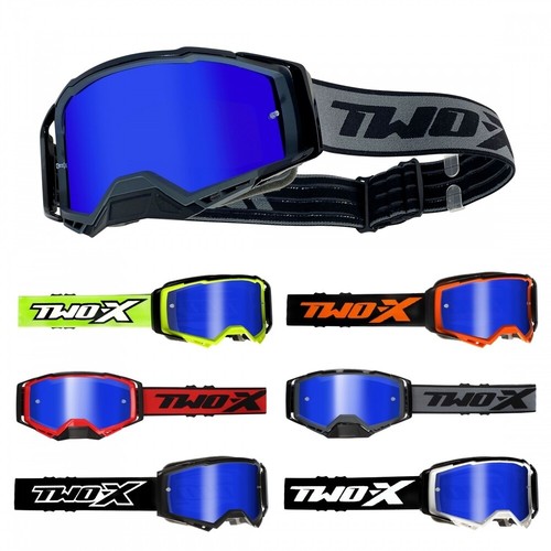 Downhill Helmet with Goggles Oneal Blade MTB Full Face Delta Black Grey TWO-X Bike - Picture 3 of 15