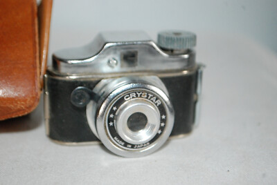CRYSTAR CAMERA 日本製　アンティーク Vintage Crystar Mini Spy Camera Made in Japan w/Yellow