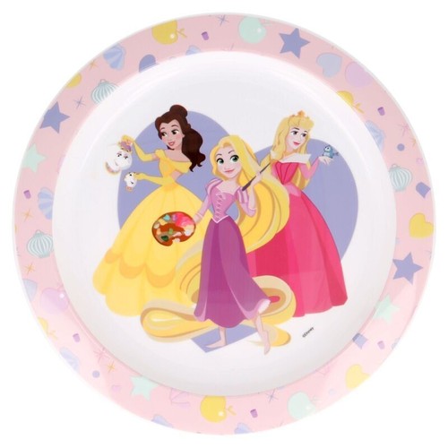 Disney Prinzessinnen Arielle Kinder Geschirr-Set 3 teilig Becher Teller Schüssel - Bild 6 von 7