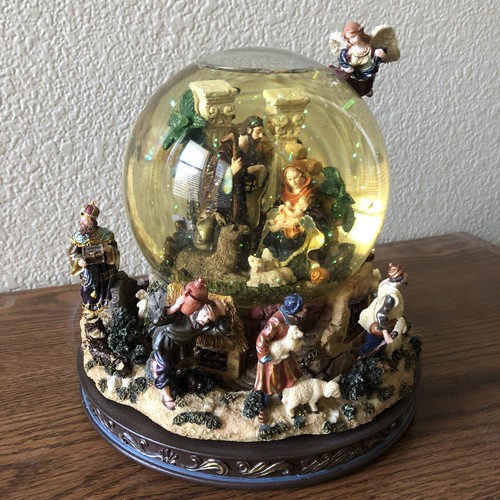 Kirkland Christmas Nativity Musical Snow Globe with Revolving Base in Box - Picture 9 of 11