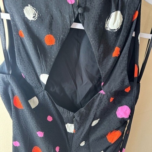 Ted Baker London Lizzzee Midikleid mit Rüschen und Seitendetail - Größe US 2 - Bild 8 von 9