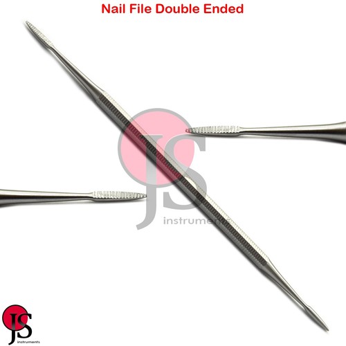 5PCS Stainless Steel Nail File Double Sided Manicure Pedicure Nail Filer Files - Picture 3 of 4