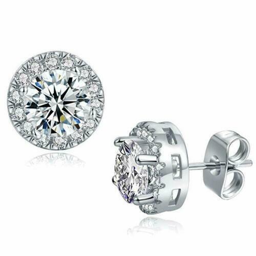 3 PACK SET 925 Sterling Silver Stud Earrings For Women - Picture 5 of 10