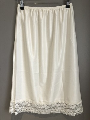 Formal maxi length burgundy silky nylon petticoat half slip~underskirt lingerie