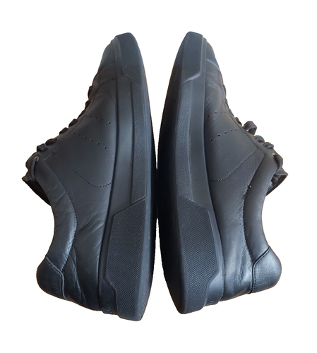 Vince Men's Mercer Sneakers Slip On Shoes Black Leather Casual Shoes Size 11 M - Picture 10 of 11