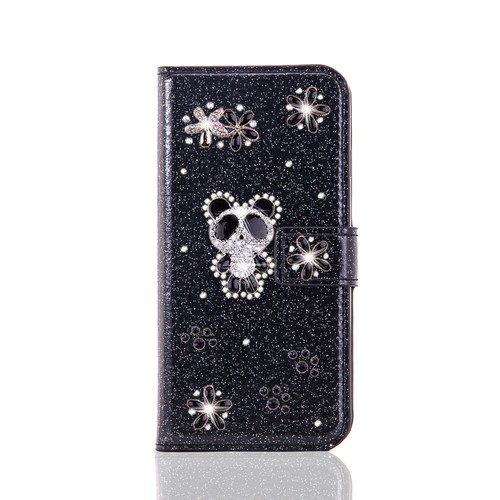 Bling Panda Flip Wallet Phone Case Cover For iPhone 12 13 14 15 16 Pro Max Plus - Picture 11 of 12