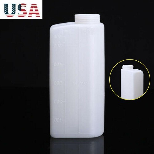 600ML 2 Stroke Oil Petrol Fuel Mixing Bottle Container for Chainsaw Strimmers C