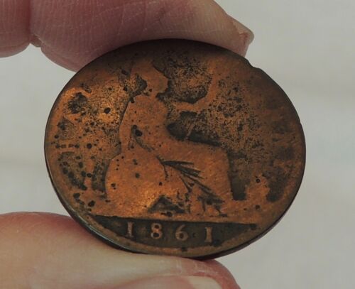 Great Britain Half Penny 1861 1915 1928 1943 1943 UK World Coins - Picture 4 of 8