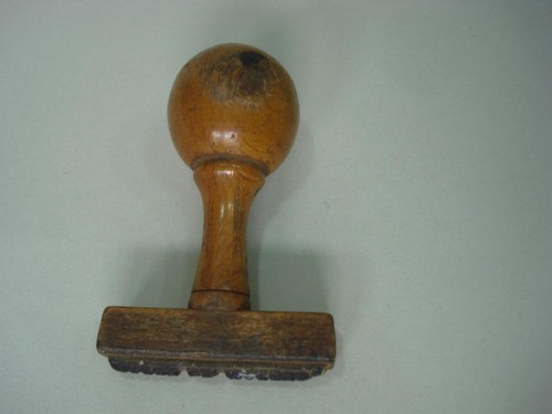 19C. ANTIQUE SALESMAN PERSONAL SEAL STAMP  - Picture 3 of 5