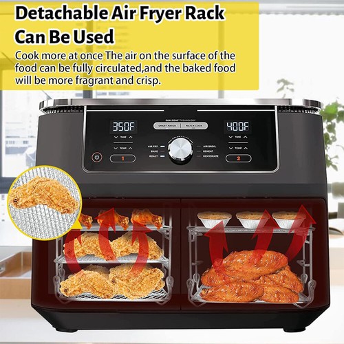Air Fryer Grillrost Zubehör Heißluftfritteuse Rack für Ninja AF300EU AF400EU DE - Bild 17 von 19