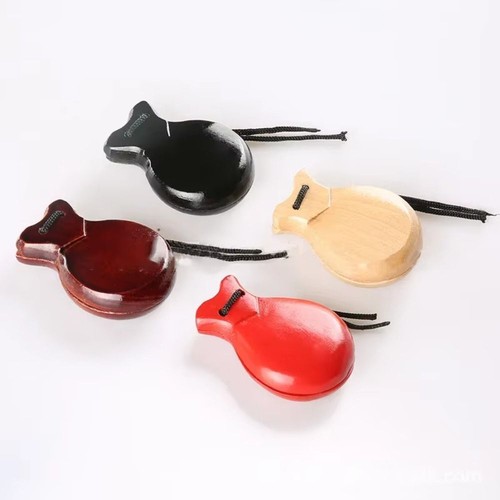 2Pcs Traditional Spanish Castanets Wood Flamenco Dance Castanets Hand Castanets - Picture 7 of 15