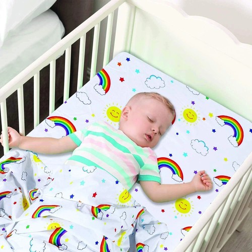 2X Cot Bed Fitted Sheets Polycotton Soft Baby Sheet Set or Pillow Pack Option - Picture 45 of 53