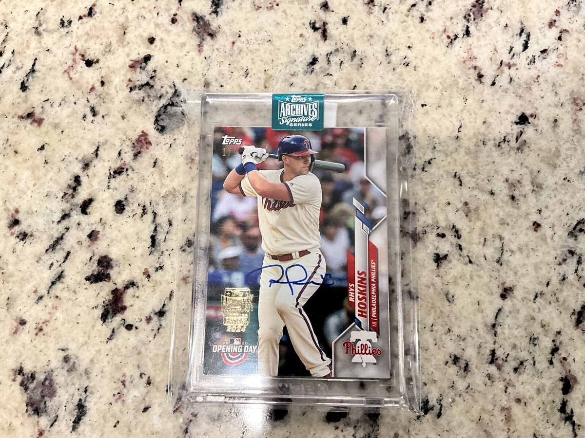 Rhys Hoskins 1/1 Auto 2024 Topps Archives Signature Authenticated