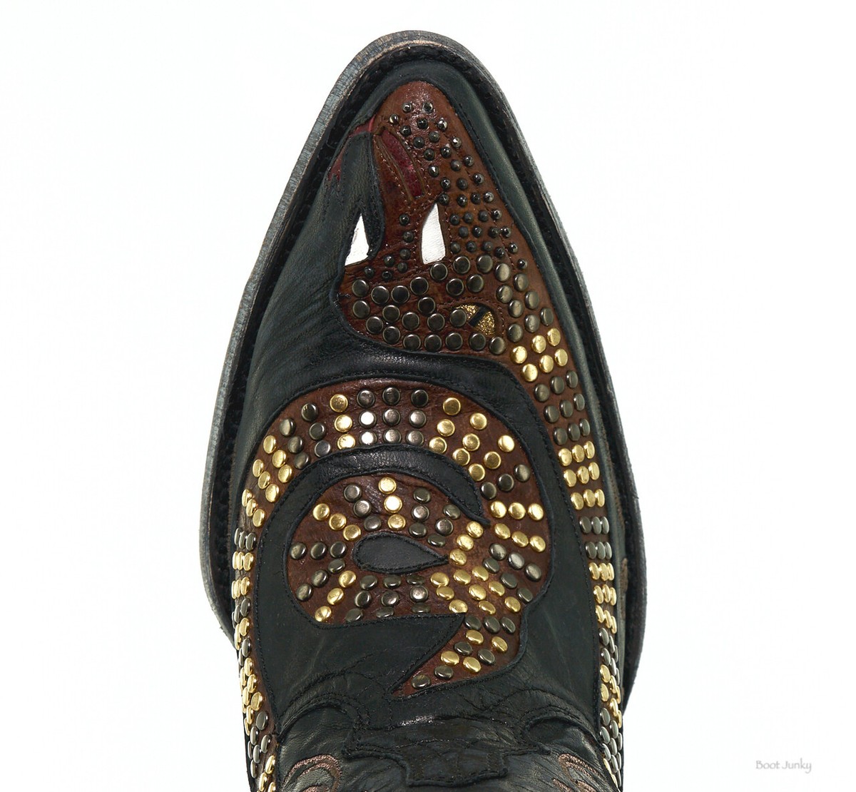 Old gringo top snake zipper boots