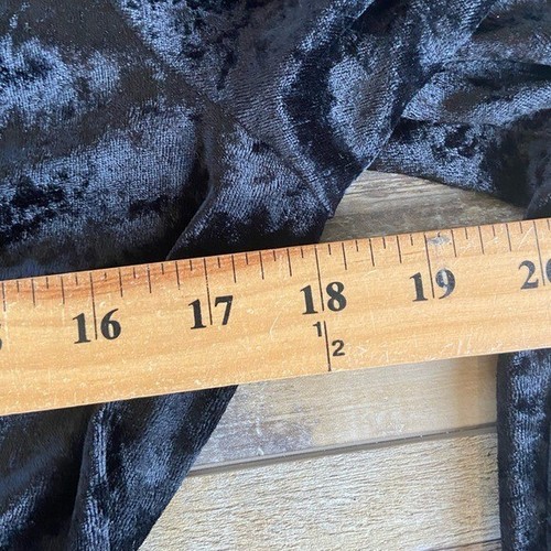 Brett Alixander Y2K 90s Velvet Maxi Dress Size 12 Black Whimsigoth Witchy Goth - Bild 5 von 9