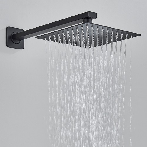 Juego de grifería de ducha empotrada negra 30 cm ducha de lluvia ibox grifería con ducha de mano - Imagen 3 de 8