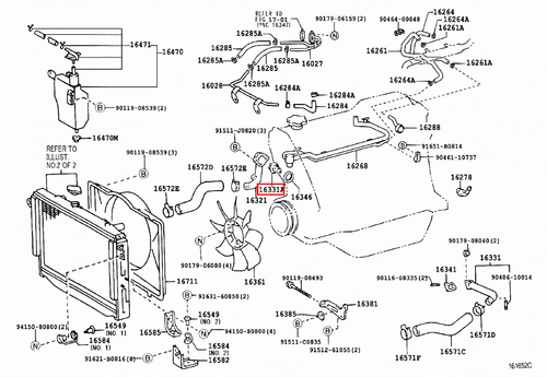 Genuine LandCruiser 80 79 78 76 75 70 105 100 Series 1HZ 1PZ 1VD 1HD Thermostat - Picture 12 of 20