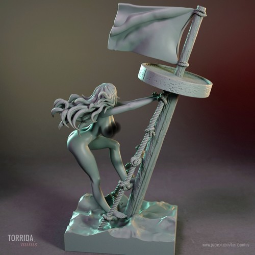 Nami NSFW Sculpture V2(300mm) /Pin Up Model/3D Printed/Unassembled/Unpainted - Foto 8 di 8