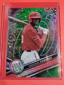 2022 Bowman's Best Cristhian Vaquero Green Mini Diamonds Refractor /99 SP 🔥 