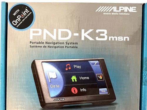 Sistema de Navegación Portátil Directa Alpine Electronics PND-K3 MSN GPS NUEVO - Imagen 5 de 12