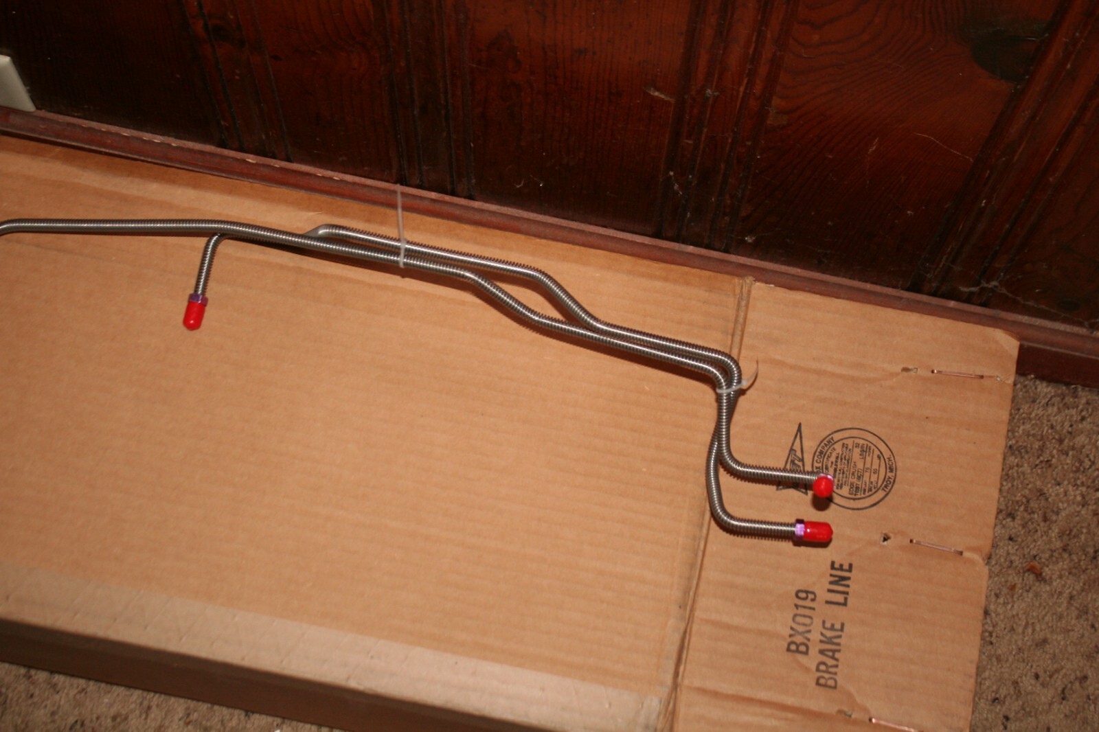 The Right Stuff 1957 Ford Car, Pre-Bent OE Steel Rear Axle Brake Line