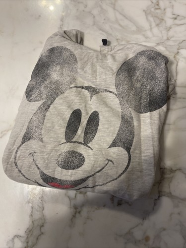 Disney xxl Mickey Mouse Hoodie Disney Parks hellgrau rosa Damen verwaschen - Bild 15 von 15
