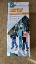 Sunlite Sports 45" Winter Wonderland Foldable Snow Sled Fits 2 Children or 1 ...
