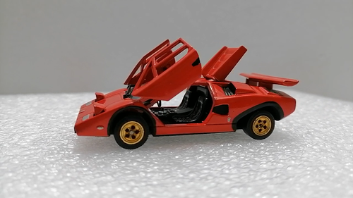 LAMBORGHINI Countach LP 500 S - Vintage 1:43 Scale , K.K.Sakura Japan 1990s - Video 1 of 1